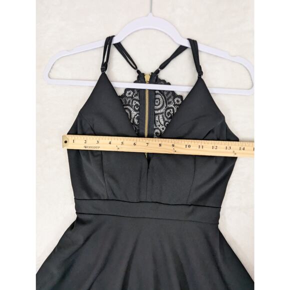 Honey and Rosie Black Party Cocktail Mini Dress Size Small - Picture 8 of 8
